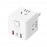 آداپتور شارژ سریع سیمی شیائومی مدل Rubik Cube Pro با توان ۳۳ وات (دارای ۲ پورت USB-A و ۱ پورت USB-C)