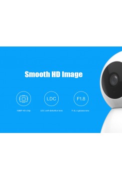 دوربین هوشمند خانگی 360 درجه تحت شبکه می میجیا شیاومی شیائومی شیامی | Xiaomi Mi MiJia 360° Smart Home IP Camera White