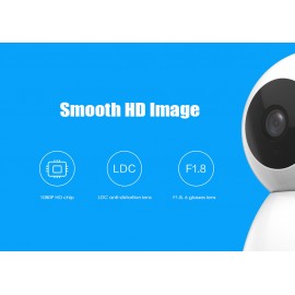 دوربین هوشمند خانگی 360 درجه تحت شبکه می میجیا شیاومی شیائومی شیامی | Xiaomi Mi MiJia 360 Smart Home IP Camera White