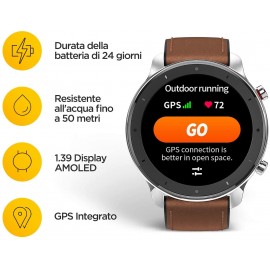 ساعت هوشمند آمازفیت جی تی آر شیائومی نسخه گلوبال | Xiaomi Amazfit GTR Smartwatch