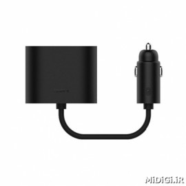 مبدل یک به دو شارژر فندکی رویدمی شیائومی شیاومی | Xiaomi Mi Roidmi 1 to 2 Car Dual Cigarette Lighter Charger Adapter DYQ01RM  