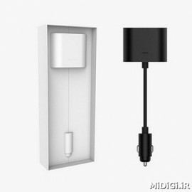 مبدل یک به دو شارژر فندکی رویدمی شیائومی شیاومی | Xiaomi Mi Roidmi 1 to 2 Car Dual Cigarette Lighter Charger Adapter DYQ01RM  