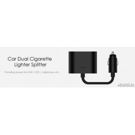 مبدل یک به دو شارژر فندکی رویدمی شیائومی شیاومی | Xiaomi Mi Roidmi 1 to 2 Car Dual Cigarette Lighter Charger Adapter DYQ01RM  