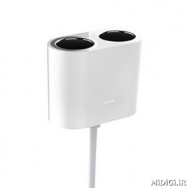 مبدل یک به دو شارژر فندکی رویدمی شیائومی شیاومی | Xiaomi Mi Roidmi 1 to 2 Car Dual Cigarette Lighter Charger Adapter DYQ01RM  