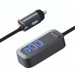 شارژر فندکی 4 پورت گرین لاین مدل Triple QC & PD توان 100 وات Green Lion GN100WPDQCBK Triple QC & PD 100W Car Charger GL-309