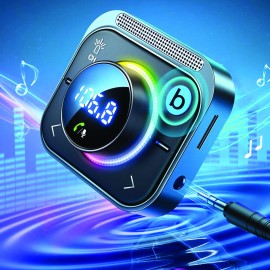 شارژر فندکی 48 وات و فرستنده بلوتوث خودرو JOYROOM JR-CL18