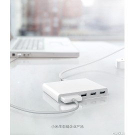 شارژر لپ تاپ چند پورت یو اس بی می شیاومی (شیائومی) Xiaomi Mi Charger Multiport USB And Charging For Laptops