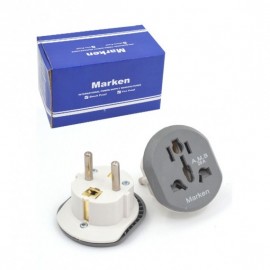تبدیل برق دیواری 3 به 2 برند Marken مارکن 16 آمپر MarKen A.M.B 20A