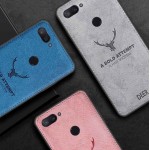 قاب و بک کاور گوشی مدل می 8 لایت شیائومی طرح گوزنی | Xiaomi Mi 8 Lite Cloth Texture Silicone Deer Case Cover