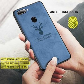 قاب و بک کاور گوشی مدل می 8 لایت شیائومی طرح گوزنی | Xiaomi Mi 8 Lite Cloth Texture Silicone Deer Case Cover