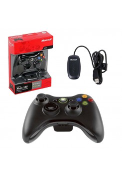 دسته بازی و گیم پد بی‌سیم مایکروسافت مدل Xbox 360 مخصوص کامپیوتر ویندوز و ایکس باکس | Microsoft Xbox 360 Wireless Gamepad Controller for Windows & XBOX