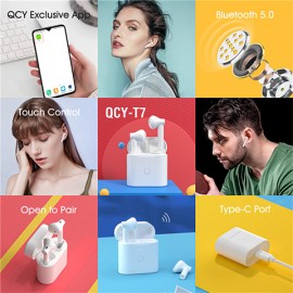 هندزفری بلوتوث شیائومی مدل کیو سی وای مدل تی 7  - XIAOMI QCY T7 TWS BLUETOOTH WIRELESS EARPHONE