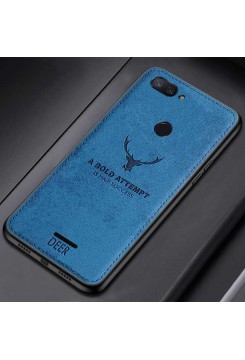 قاب و بک کاور گوشی مدل ردمی 6 شیائومی طرح گوزنی | Xiaomi Redmi 6 Cloth Texture Silicone Deer Case Cover