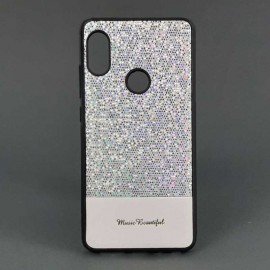 قاب و بک کاور گوشی مدل ردمی نوت 7 شیائومی طرح اکلیلی چرمی | Xiaomi Redmi Note 7 Cloth Texture Leather Acrylic Case Cover