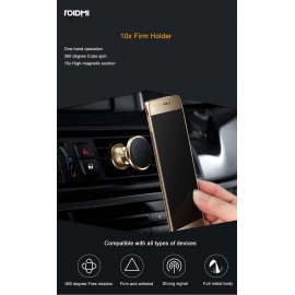 هولدر مغناطیسی موبایل دریچه کولر ماشین رویدمی می شیاومی شیامی شیائومی | Xiaomi Mi ROIDMi Z1 Car Air Vent Phone Stand Holder