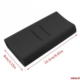 کاور سیلیکونی پاور بانک 20000mAh 2C PLM06ZM شیاومی | Silicone Cover For Mi Xiaomi 20000mAh 2C PLM06ZM Power Bank