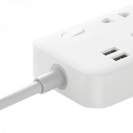 شش راهی برق زدمی با دو پورت یو اس بی فست شارژ مدل ZMI CX05 شیائومی - XIAOMI ZMI CX05 Power Strip 6 AC Sockets Dual USB 18W Sockets Charger