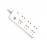 شش راهی برق زدمی با دو پورت یو اس بی فست شارژ مدل ZMI CX05 شیائومی - XIAOMI ZMI CX05 Power Strip 6 AC Sockets Dual USB 18W Sockets Charger