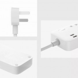 شش راهی برق زدمی با دو پورت یو اس بی فست شارژ مدل ZMI CX05 شیائومی - XIAOMI ZMI CX05 Power Strip 6 AC Sockets Dual USB 18W Sockets Charger