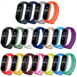 بند سیلیکونی رنگی مچ بند سلامتی می بند 5 شیائومی - Xiaomi Mi Band 5 Multi Color Silicone Band Strap Replacement