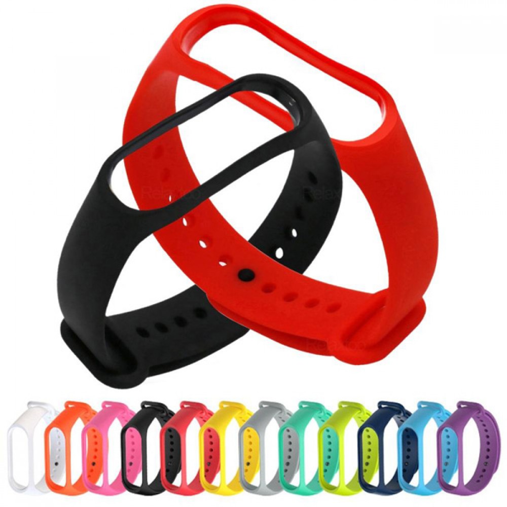 بند سیلیکونی رنگی مچ بند سلامتی می بند 5 شیائومی - Xiaomi Mi Band 5 Multi Color Silicone Band Strap Replacement