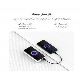 پاوربانک وایرلس بی سیم 10000 میلی آمپر ساعت مدل WPB15ZM شیائومی - Xiaomi 10000mAh Mi Wireless Power Bank Essential WPB15ZM