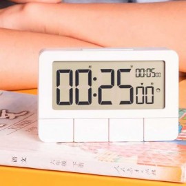 ساعت رومیزی آلارم دار چندکاره مدل Deli 8841 شیائومی - Xiaomi Deli 8841 Multifunctional Timer Chronograph Electronic Alarm Clock