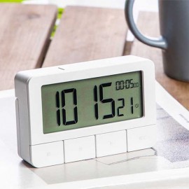 ساعت رومیزی آلارم دار چندکاره مدل Deli 8841 شیائومی - Xiaomi Deli 8841 Multifunctional Timer Chronograph Electronic Alarm Clock