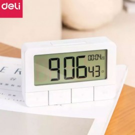 ساعت رومیزی آلارم دار چندکاره مدل Deli 8841 شیائومی - Xiaomi Deli 8841 Multifunctional Timer Chronograph Electronic Alarm Clock