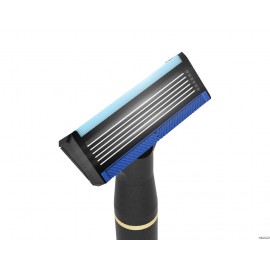 تیغ صورت و ست خودتراش مگنتی با ۶ تیغه و فوم اصلاح شیاومی شیائومی | Xiaomi Mi Handx Mens Safety Manual 6 Layer Razor Shaver Black