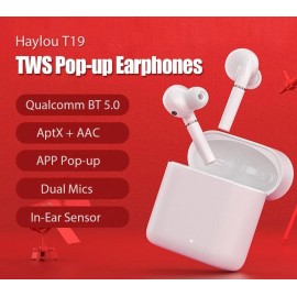 هندزفری بی سیم بلوتوثی شیائومی مدل هایلو تی 19 - Xiaomi Haylou T19 In-Ear TWS Bluetooth Wireless Earphone Earbuds Headset Handsfree