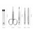 ست مسافرتی 5 عددی مانیکور و اصلاح ناخن مدل HuoHou HU0061 شیائومی - Xiaomi HuoHou Stainless Steel Portable Nail Clipper Manicure Tool Set Kit HU0061