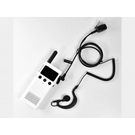 هندزفری هدست سیمی تک گوش حلزونی مخصوص واکی تاکی مدل Jifeng Intercom Headset H1 شیائومی