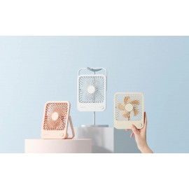 پنکه رومیزی و پاوربانک شارژی دو کاره جیسولایف مدل FA26 شیائومی - Xiaomi Jisulife 4500mAh Powerbank And Ultrathin Table Desktop Fan FA26