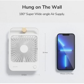 پنکه رومیزی و پاوربانک شارژی دو کاره جیسولایف مدل FA26 شیائومی - Xiaomi Jisulife 4500mAh Powerbank And Ultrathin Table Desktop Fan FA26