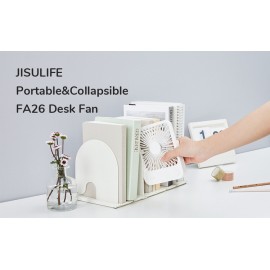 پنکه رومیزی و پاوربانک شارژی دو کاره جیسولایف مدل FA26 شیائومی - Xiaomi Jisulife 4500mAh Powerbank And Ultrathin Table Desktop Fan FA26