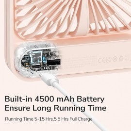 پنکه رومیزی و پاوربانک شارژی دو کاره جیسولایف مدل FA26 شیائومی - Xiaomi Jisulife 4500mAh Powerbank And Ultrathin Table Desktop Fan FA26