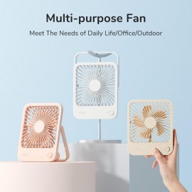 پنکه رومیزی و پاوربانک شارژی دو کاره جیسولایف مدل FA26 شیائومی - Xiaomi Jisulife 4500mAh Powerbank And Ultrathin Table Desktop Fan FA26