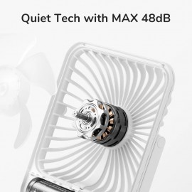 پنکه رومیزی و پاوربانک شارژی دو کاره جیسولایف مدل FA26 شیائومی - Xiaomi Jisulife 4500mAh Powerbank And Ultrathin Table Desktop Fan FA26