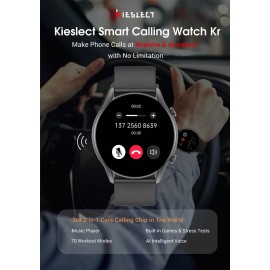 ساعت هوشمند با قابلیت مکالمه مدل کیسلکت Kr شیائومی نسخه گلوبال - Xiaomi Kieslect Calling Watch Kr Global Double Straps