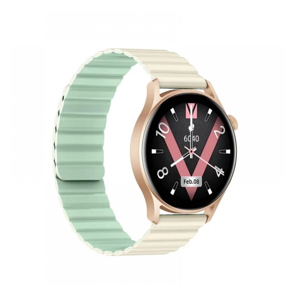 ساعت هوشمند با قابلیت مکالمه مدل کیسلکت Kieslect Lady Watch Lora2 شیائومی نسخه دو بند و گلوبال - Xiaomi Kieslect Lady Watch Lora 2 Smart Calling Watch Global Double Straps