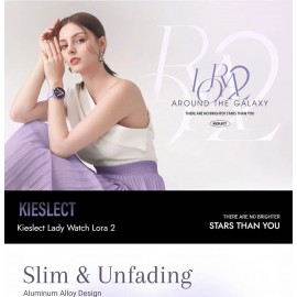 ساعت هوشمند با قابلیت مکالمه مدل کیسلکت Kieslect Lady Watch Lora2 شیائومی نسخه دو بند و گلوبال - Xiaomi Kieslect Lady Watch Lora 2 Smart Calling Watch Global Double Straps