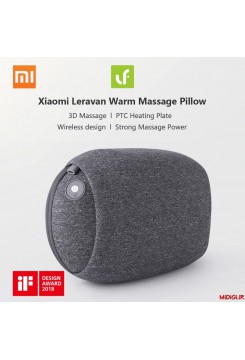 بالشت ماساژور گرم و ماساژ سه بعدی عضلات بدن لیفان شیاومی شیائومی | Xiaomi Leravan Lefan Lf Wireless Warm Massage Pillow Temperature 3D Massager