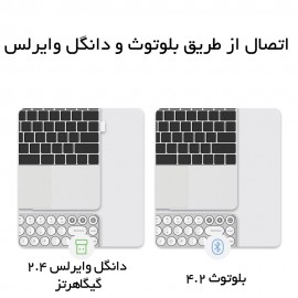 کیبورد بی سیم و بلوتوث دو حالته مدل Miiiw Air85 Dual Mode MWXKT01 شیائومی - Xiaomi MIIIW Keyboard Air 85 Dual Mode MWXKT01