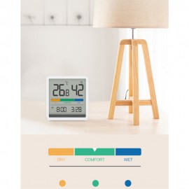 دما سنج و رطوبت سنج و نمایش ساعت و تاریخ مدل MIIIW NK5253 شیائومی - Xiaomi MIIIW Temperature And Humidity Clock And Date NK5253