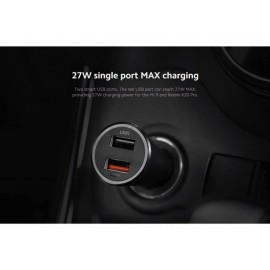 شارژر فندکی فست شارژ دو پورت 37 وات مدل CC06ZM شیائومی - Xiaomi Mi 37W Dual-Port Car Charger CC06ZM