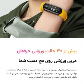 مچ بند سلامتی هوشمند مدل می بند 6 گلوبال شیائومی - Xiaomi Mi Band 6 Global XMSH15HM