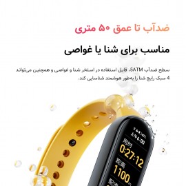 مچ بند سلامتی هوشمند مدل می بند 6 گلوبال شیائومی - Xiaomi Mi Band 6 Global XMSH15HM