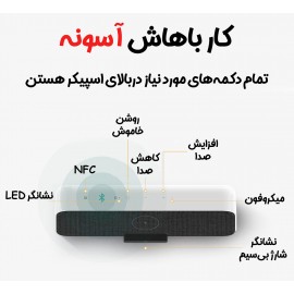 اسپیکر دوکاره بلوتوثی و شارژر وایرلس 30 واتی شیائومی مدل XMWXCLYYXO1ZM