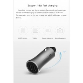 شارژر فندکی فست شارژ 18 وات مدل CC05ZM شیائومی - Xiaomi Mi Car Charger Pro 18W Quick Charge CC05ZM